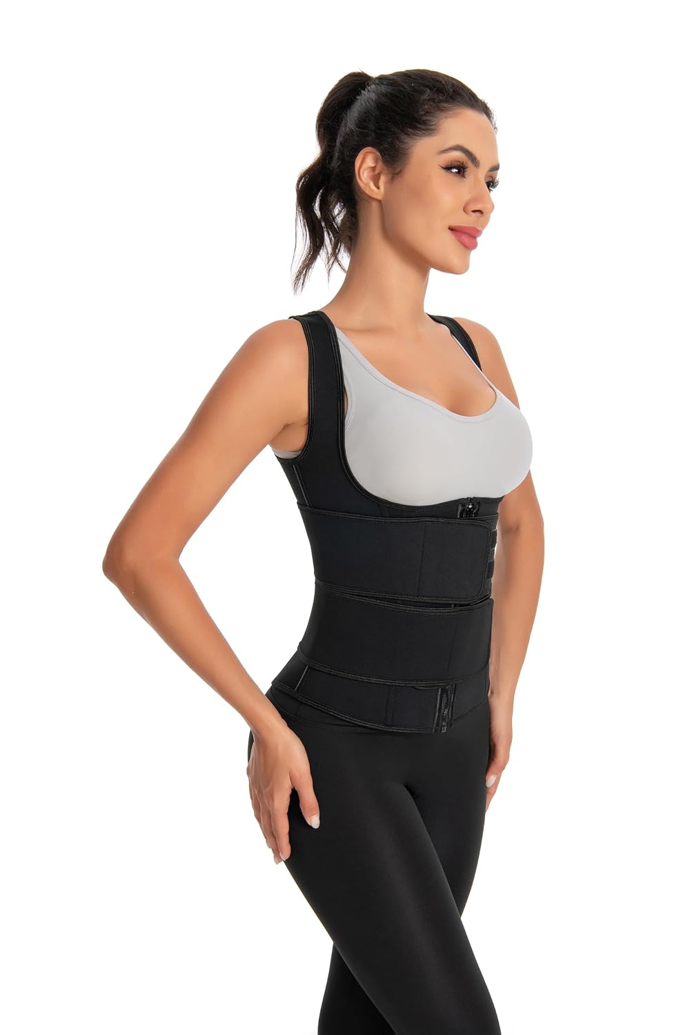 DDFS Women's Neoprene Waist Trainer Sweat Vest — image 8