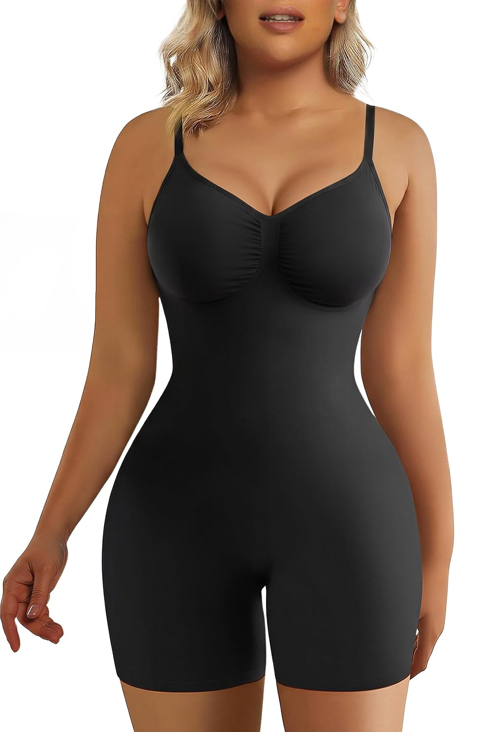 SHAPERX Tummy Control Bodysuit Shorts