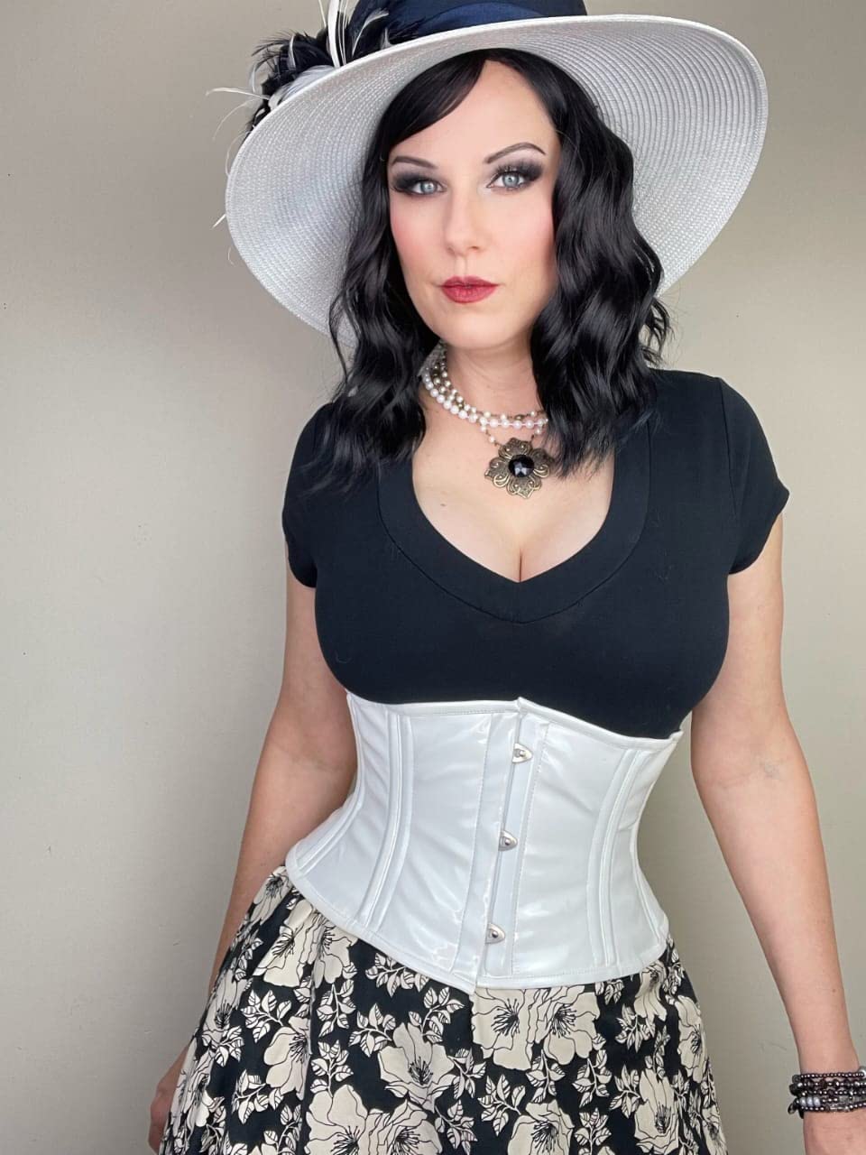 BIDMOOR Steel Boned Underbust Corset Waist Trainer — image 3