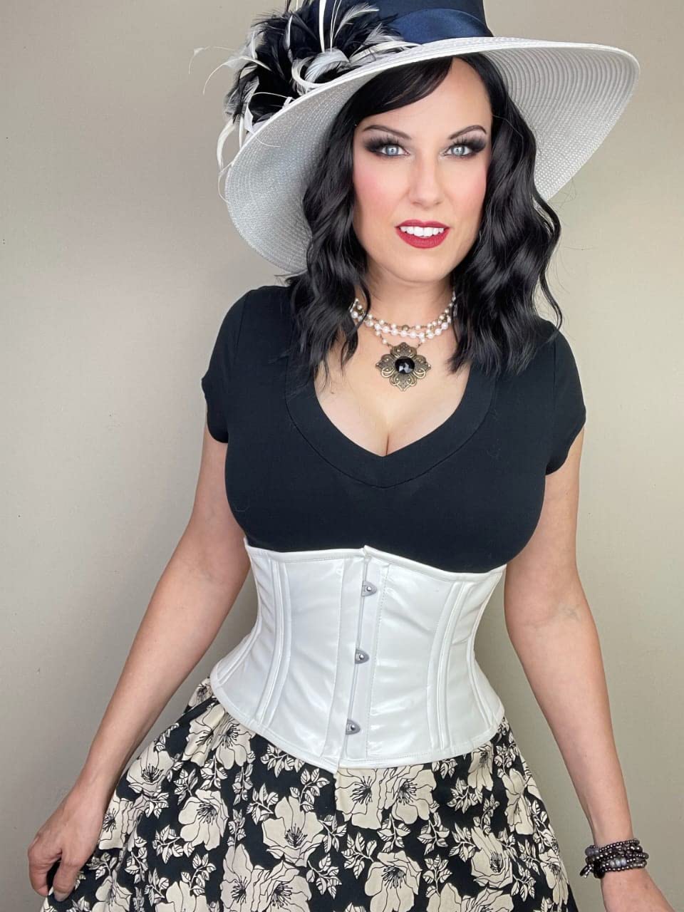 BIDMOOR Steel Boned Underbust Corset Waist Trainer — image 7