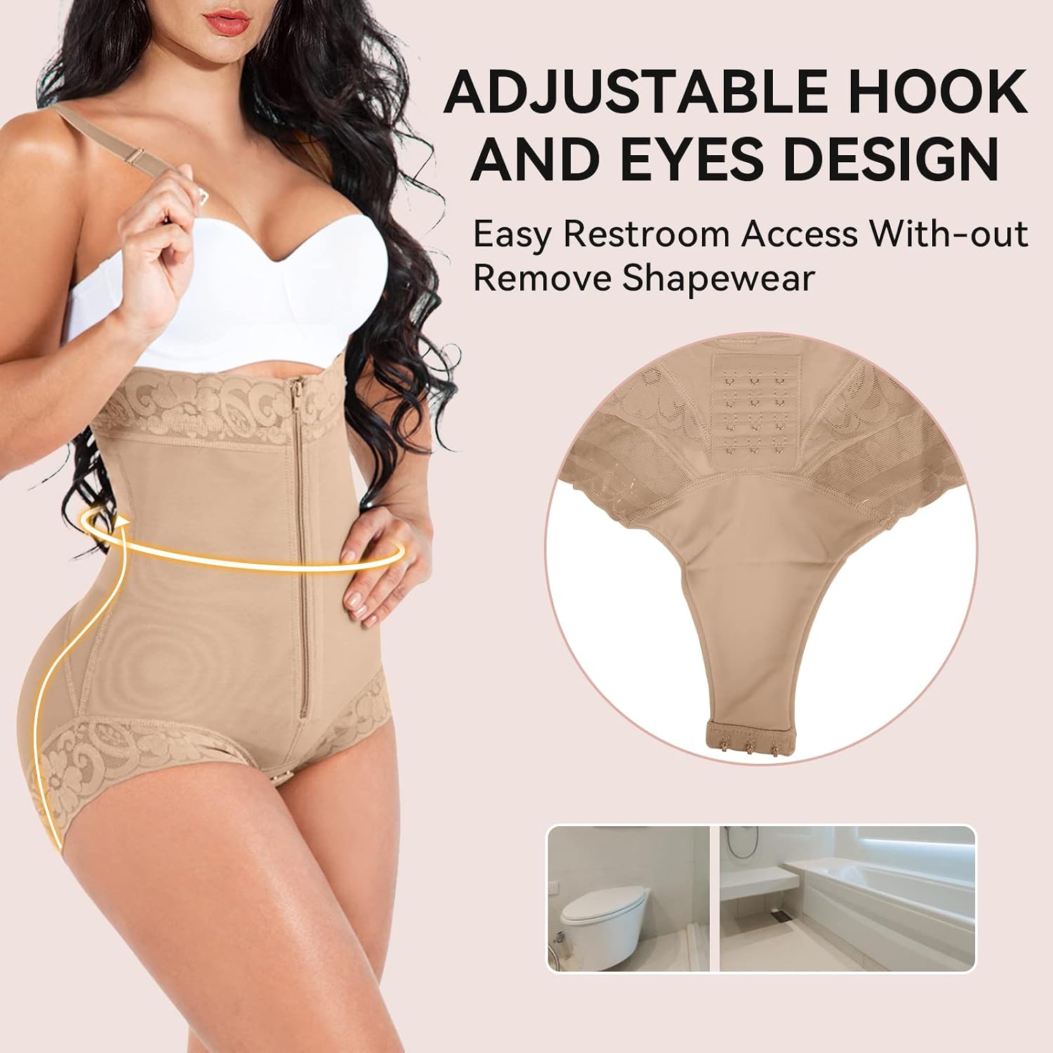 Chaierfei Open Bust Tummy Control Bodysuit — image 3