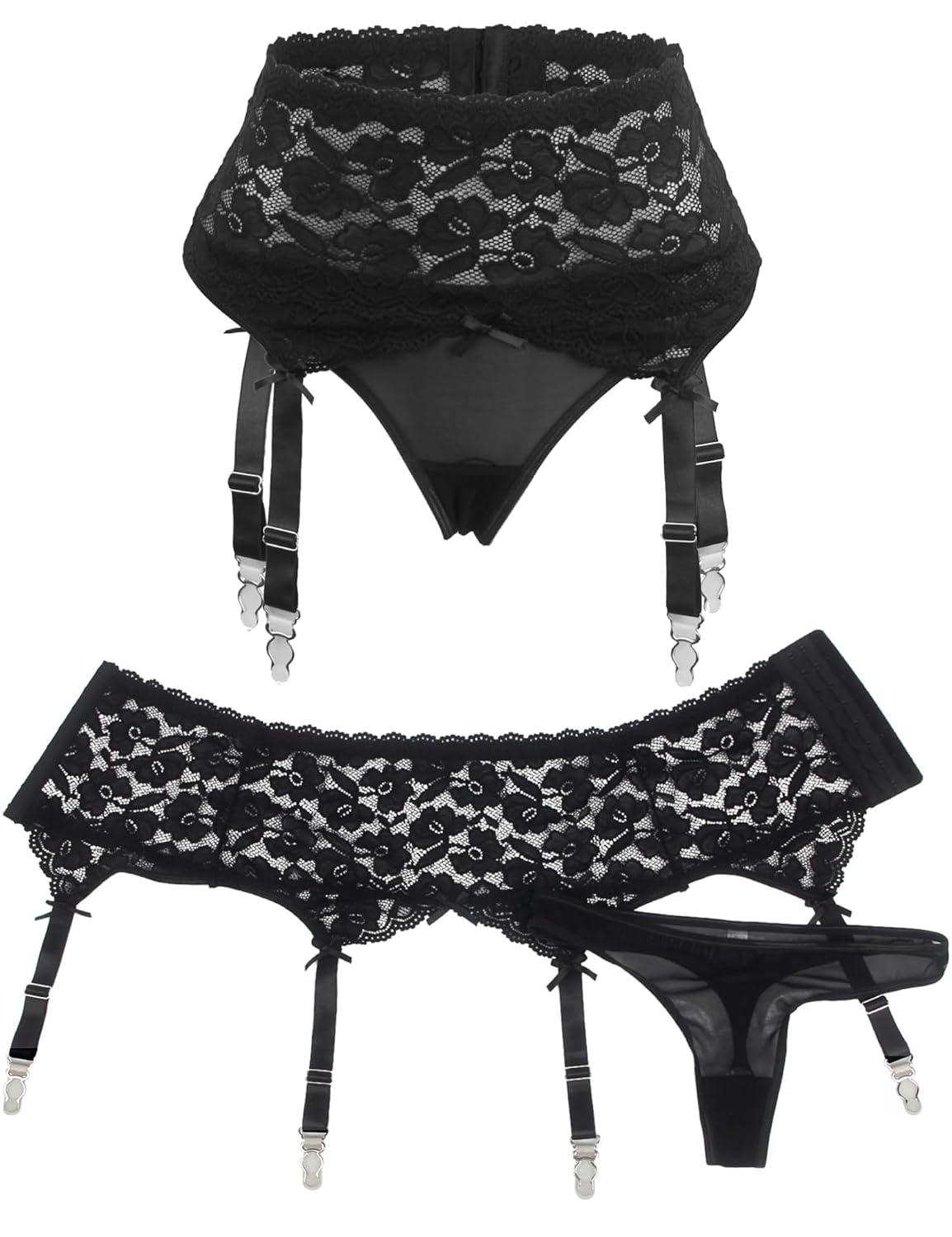 ohyeah High Waisted Garter Belt and Thong — image 6