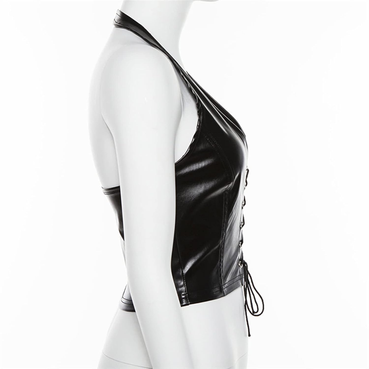 BEARUN PU Leather Corset Bustier Crop Top — image 5