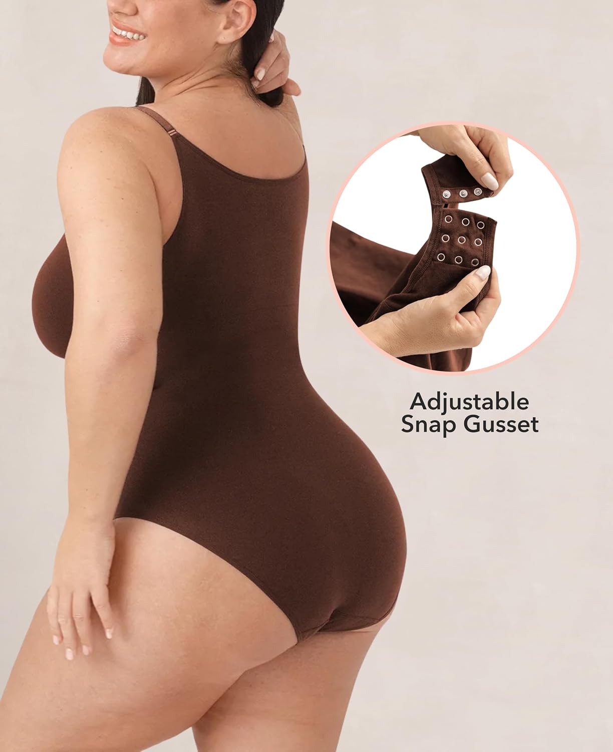 SHAPERMINT Seamless Tummy Control Thong Bodysuit — image 7