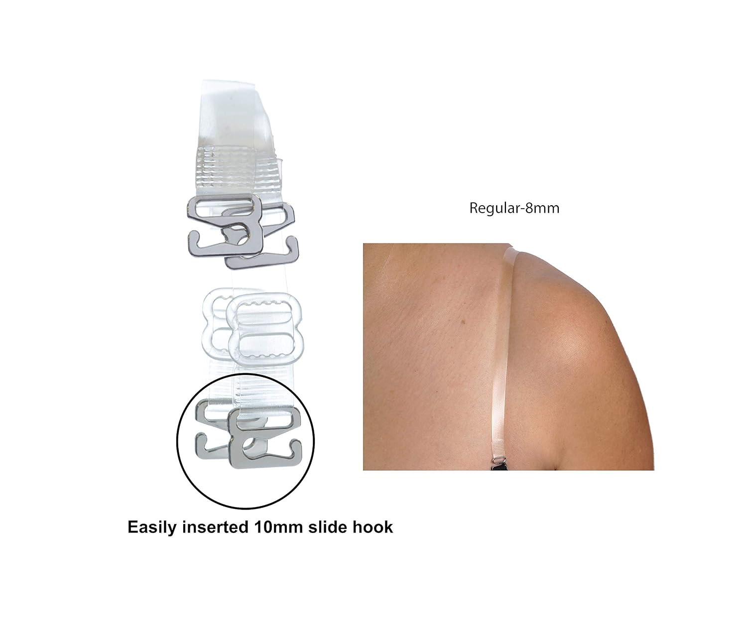 Adjustable Clear Bra Straps for Women — image 4