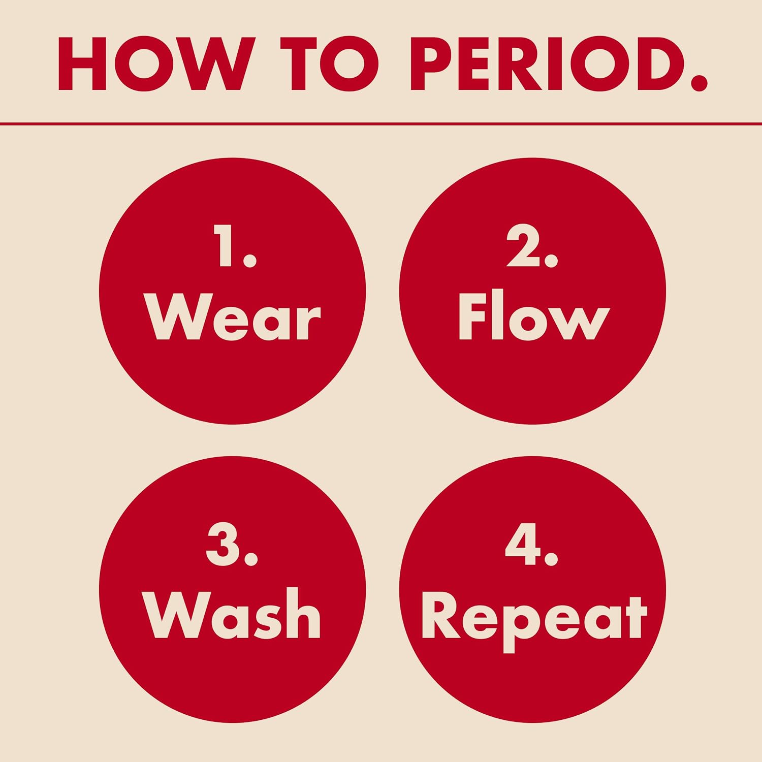 Period. Brushed Microfiber Absorbent Bikini Period Underwear — image 2