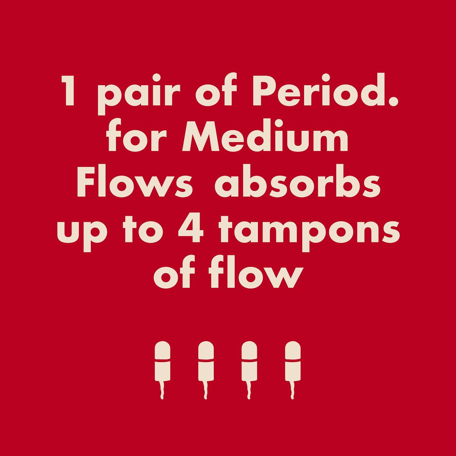 Period. Brushed Microfiber Absorbent Bikini Period Underwear — image 4