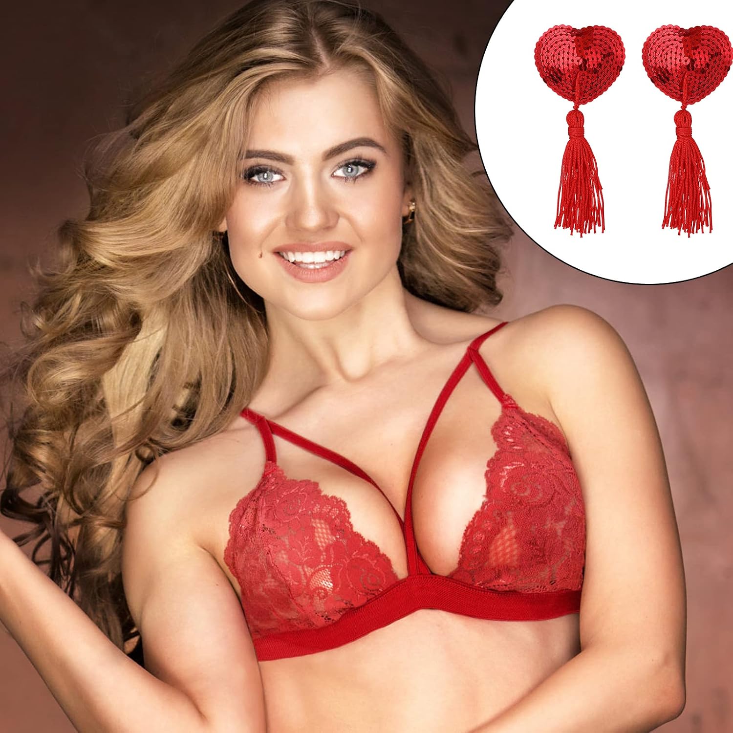 WLLHYF Reusable Adhesive Breast Pasties Nipple Covers — image 4