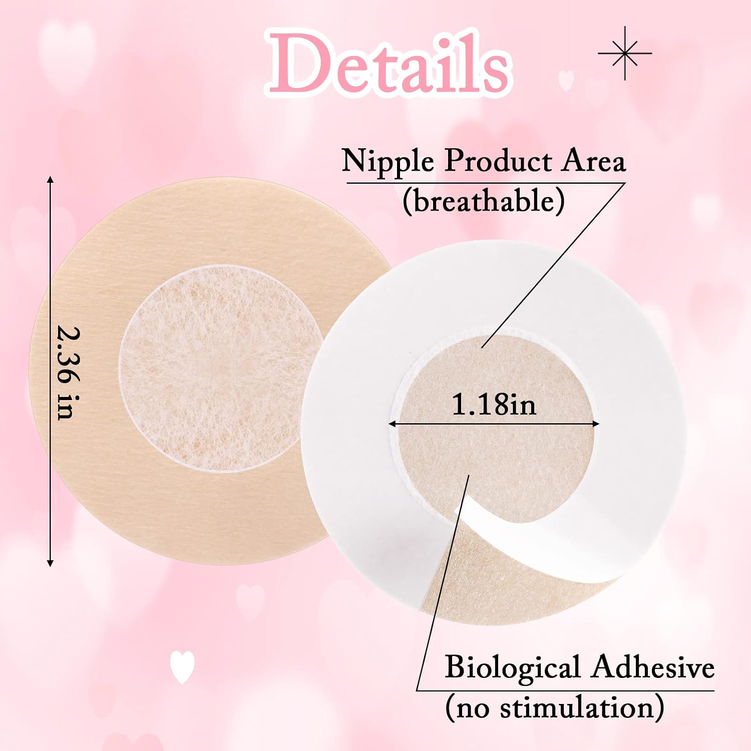 Handepo Disposable Non-Adhesive Nipple Covers — image 2