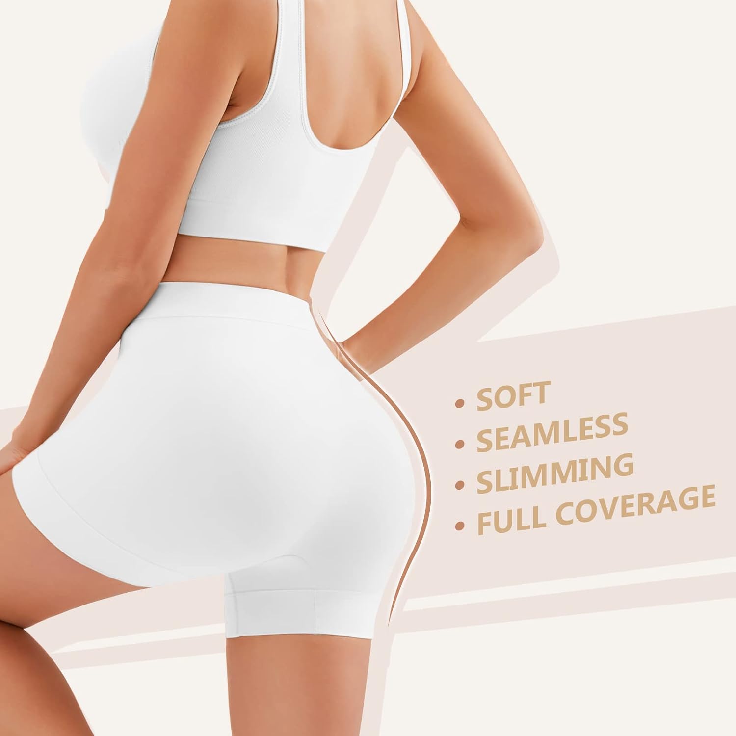 YADIFEN Seamless Anti Chafing Boyshort Panties — image 2