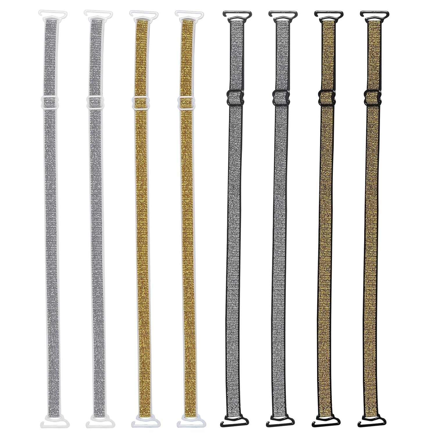 Glitter Elastic Adjustable Bra Straps