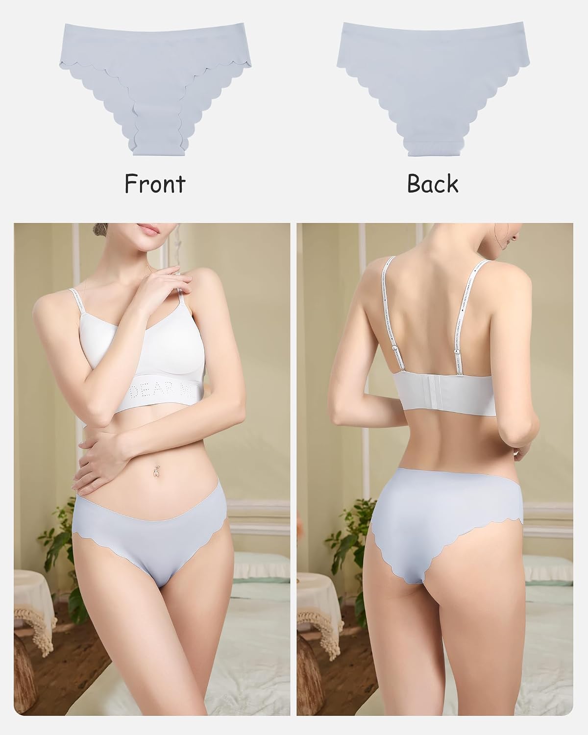 LEVAO Seamless No Show Invisible Panties 7 Pack — image 2