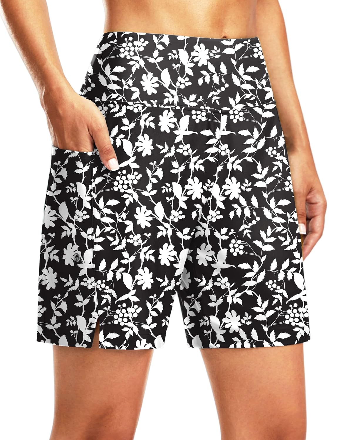 Women's High Waisted Quick Dry Swim Board Shorts — image 11