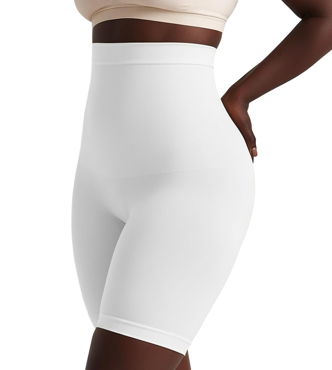 Conturve High-Waisted Tummy Control Shapewear Shorts