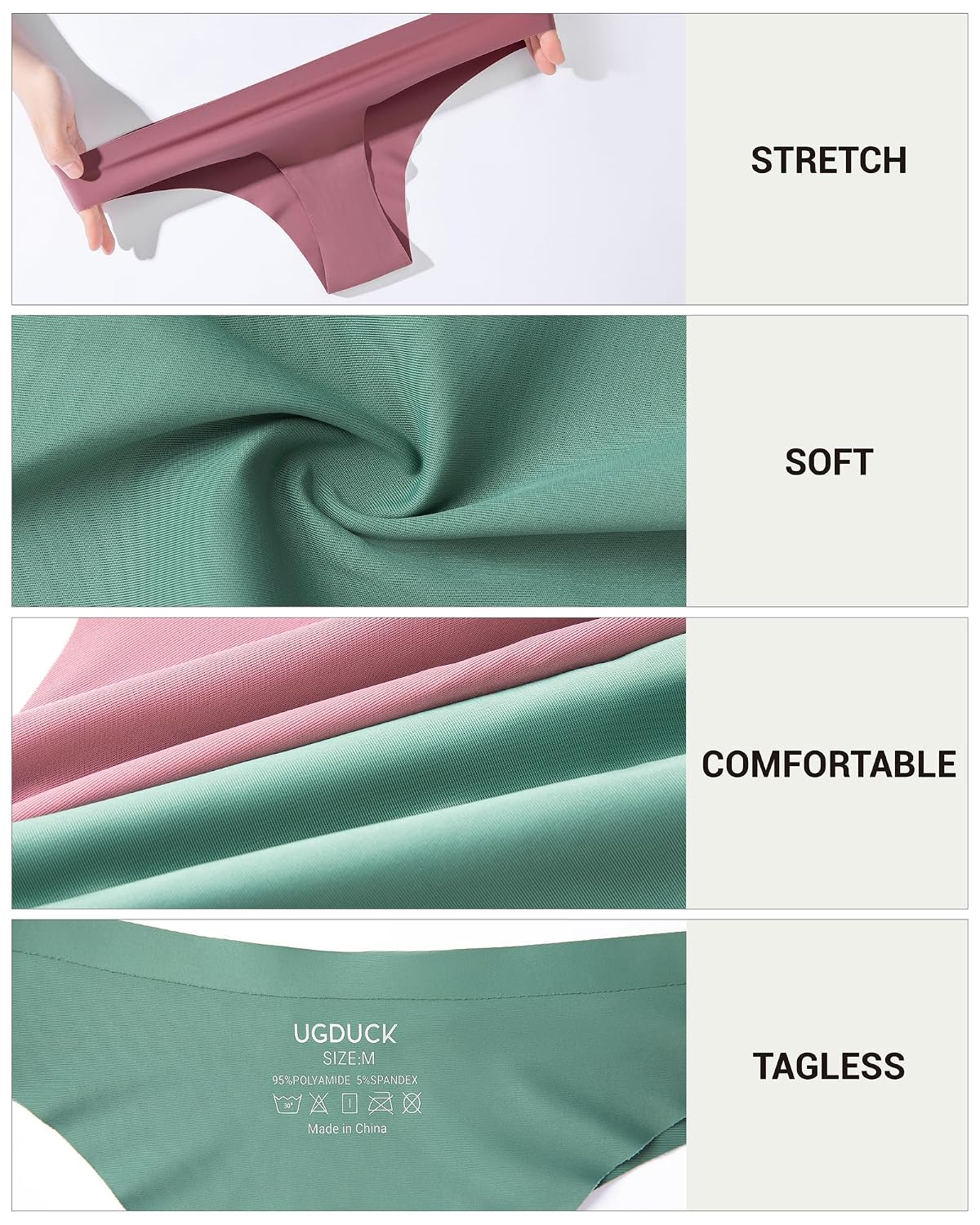 UGDUCK Seamless Cheeky Underwear 6-Pack — image 4
