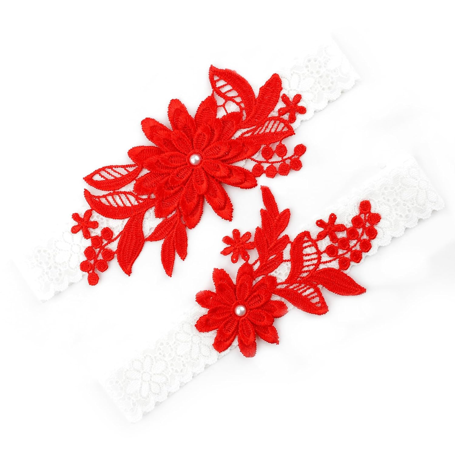 WRNZL Lace Thigh Garter Set for Bride — image 7