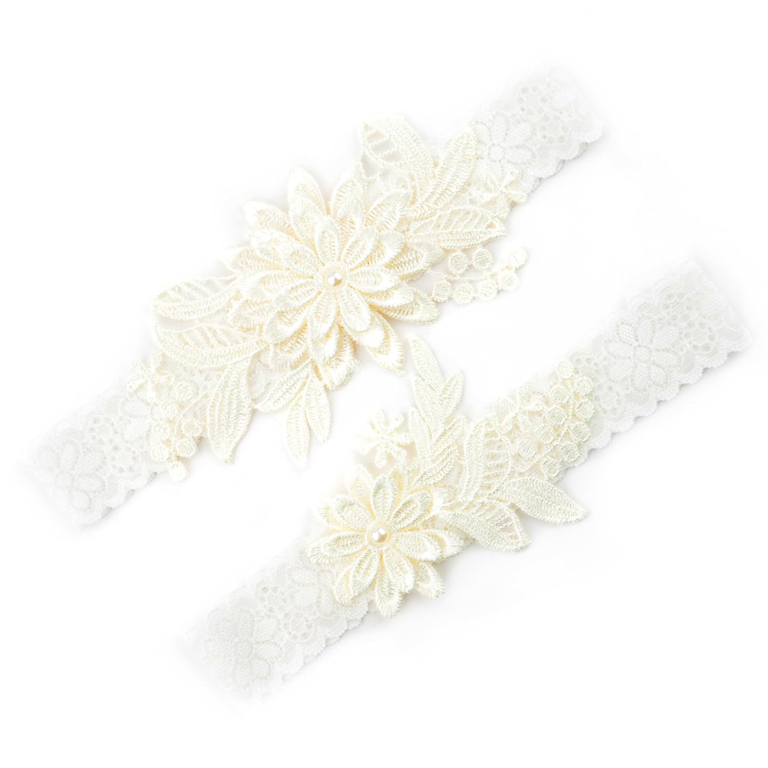 WRNZL Lace Thigh Garter Set for Bride — image 10