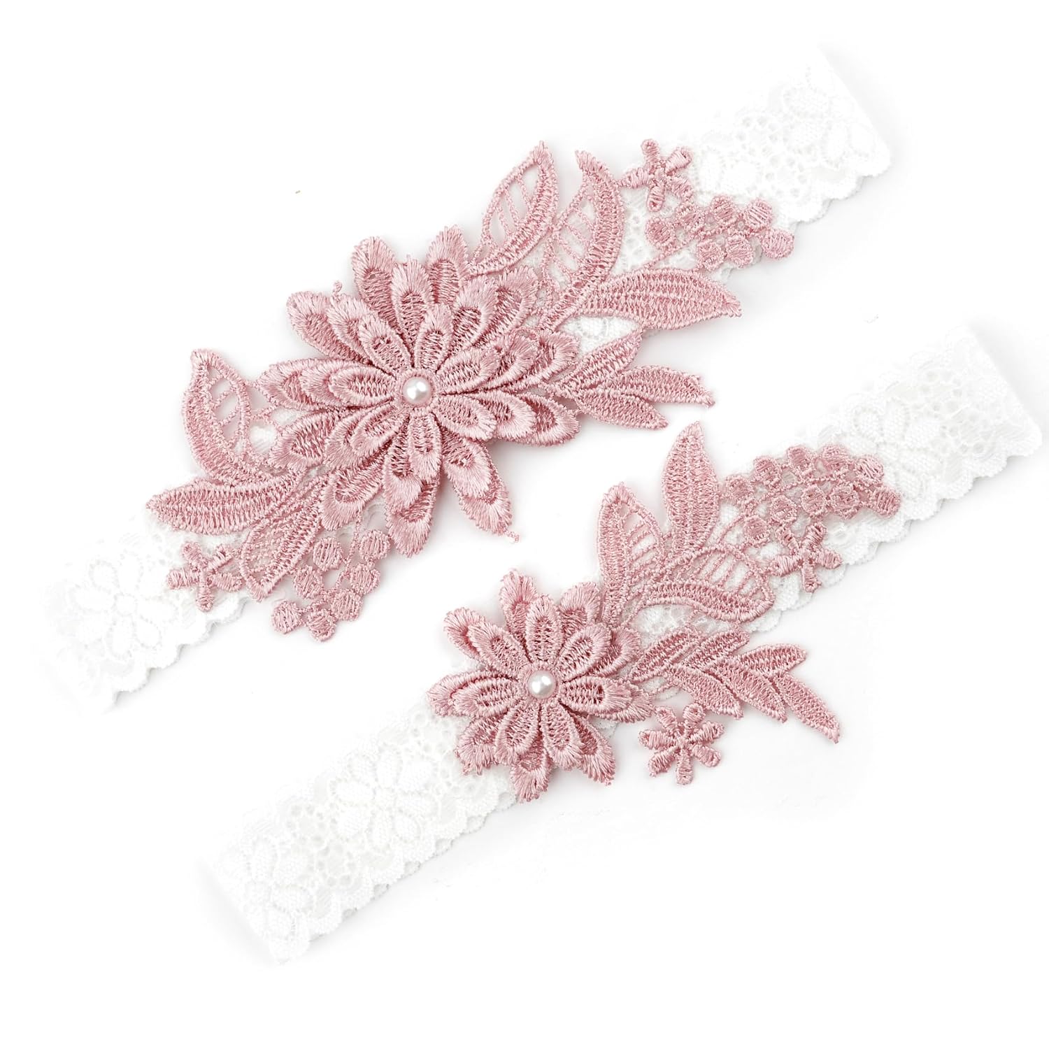 WRNZL Lace Thigh Garter Set for Bride — image 12