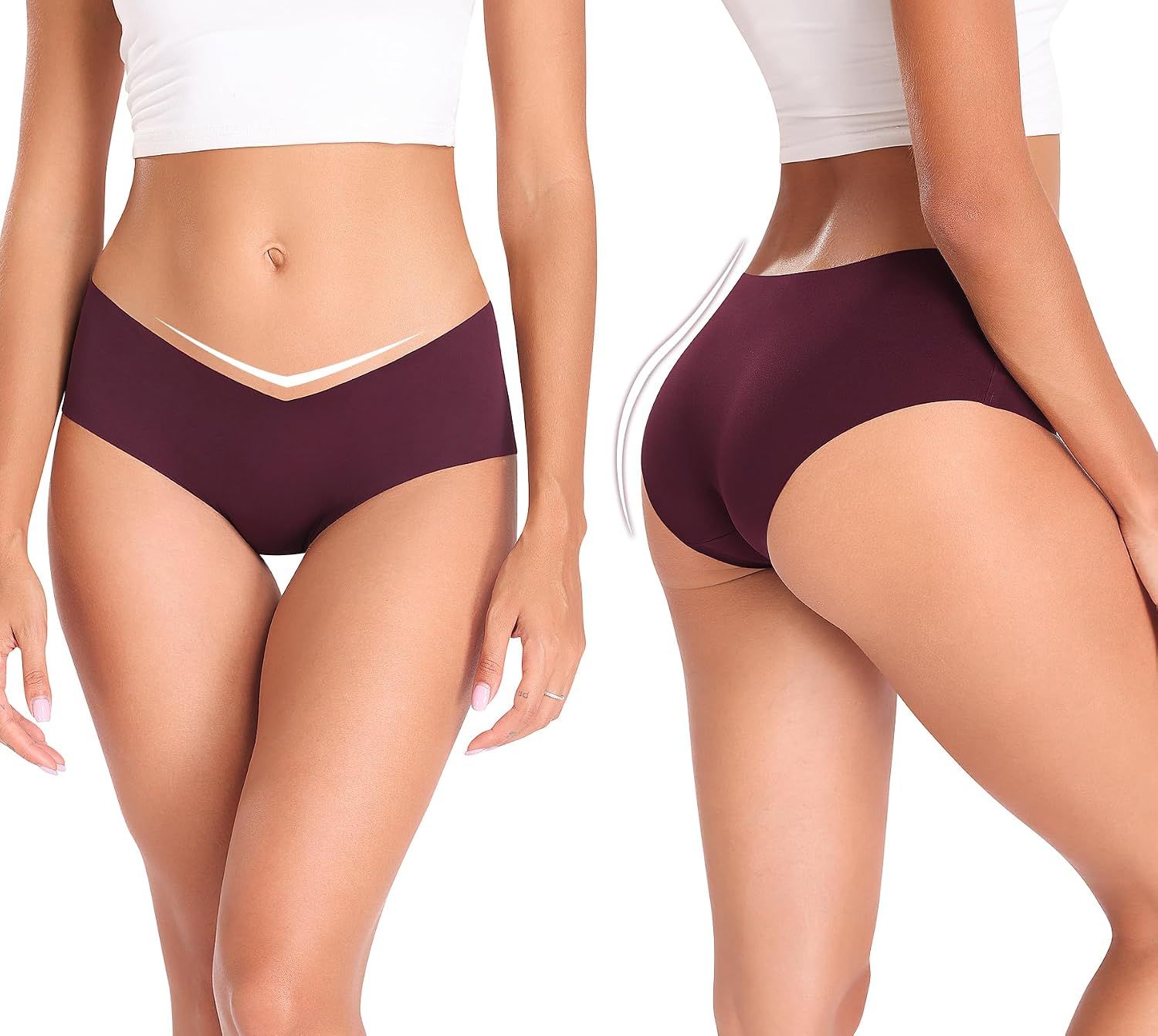Altheanray Women's Silky Seamless Cheeky Panties — image 2