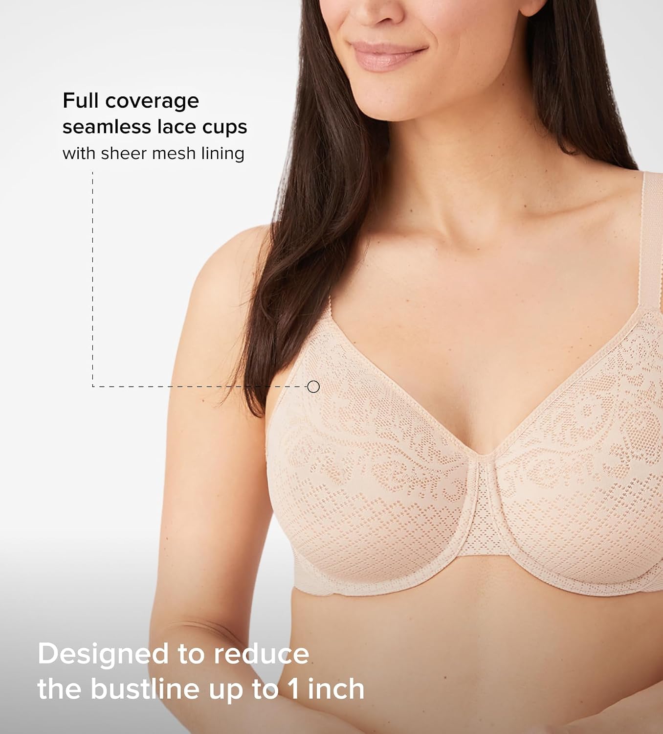 Wacoal Women's Visual Effects Minimizer Bra — image 3