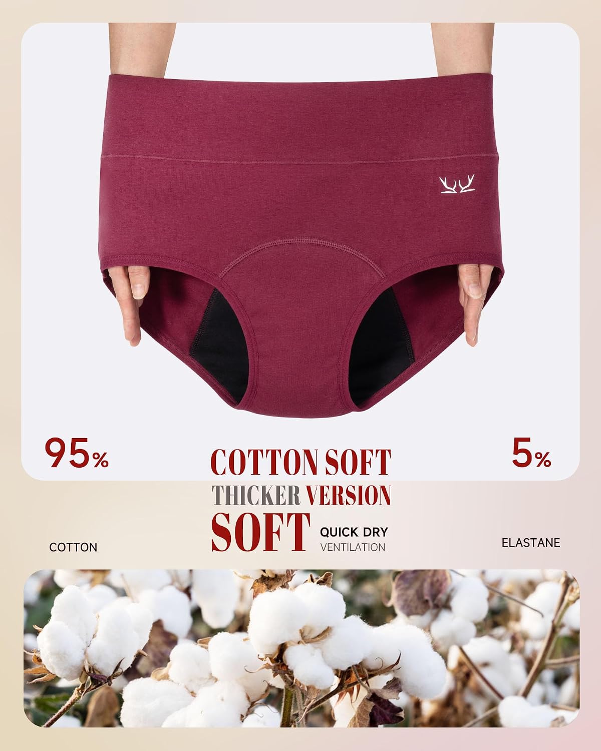 Rdiner Heavy Flow Period Underwear 3 Pack — image 6
