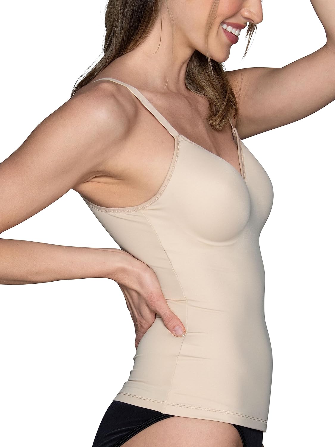 Vanity Fair Women's Shaping Cami with Built-In Bra — image 2