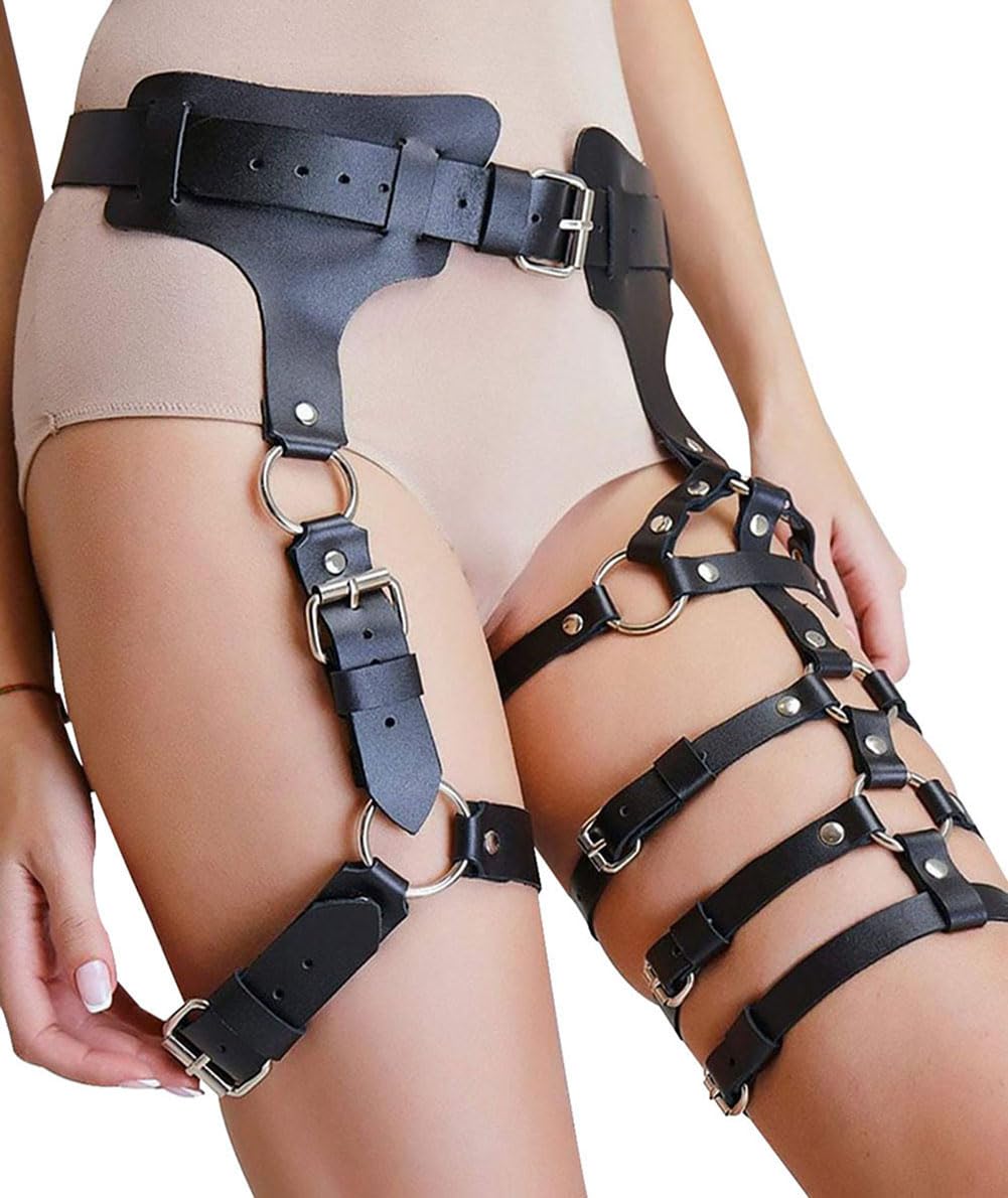 Pinwe Leather Leg Harness for Women — image 8