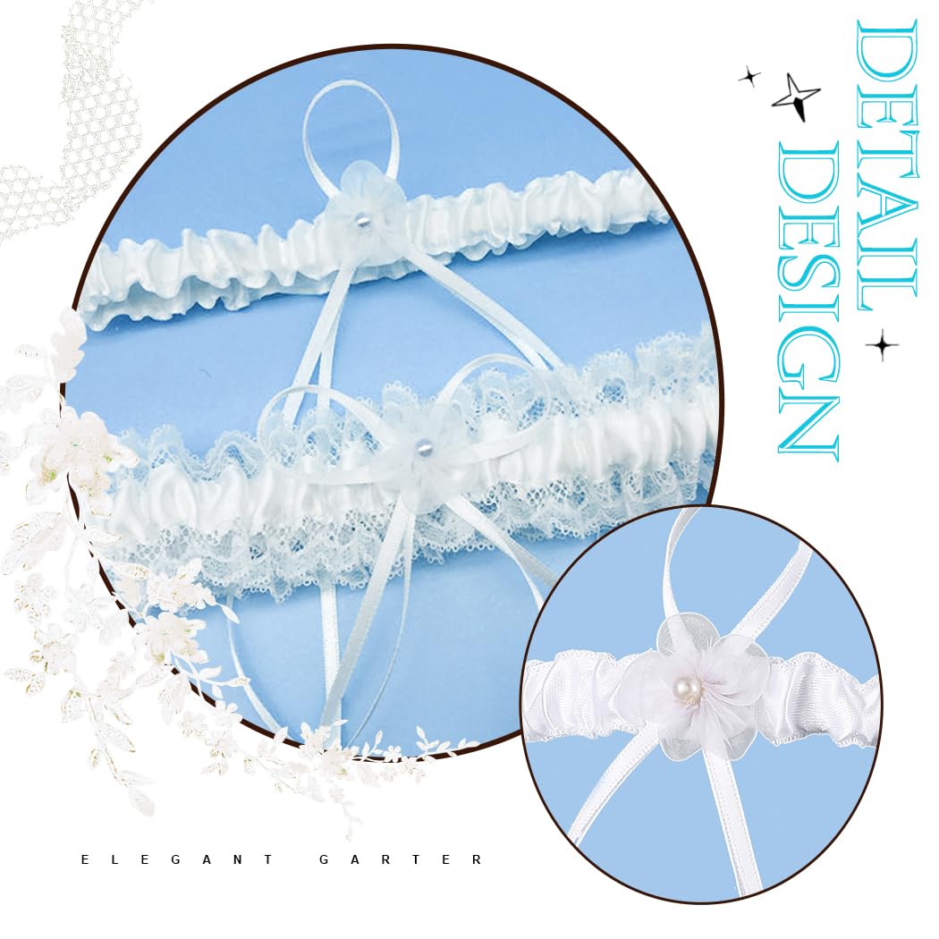 EVAZEN Lace Bridal Garter for Wedding Bride — image 5