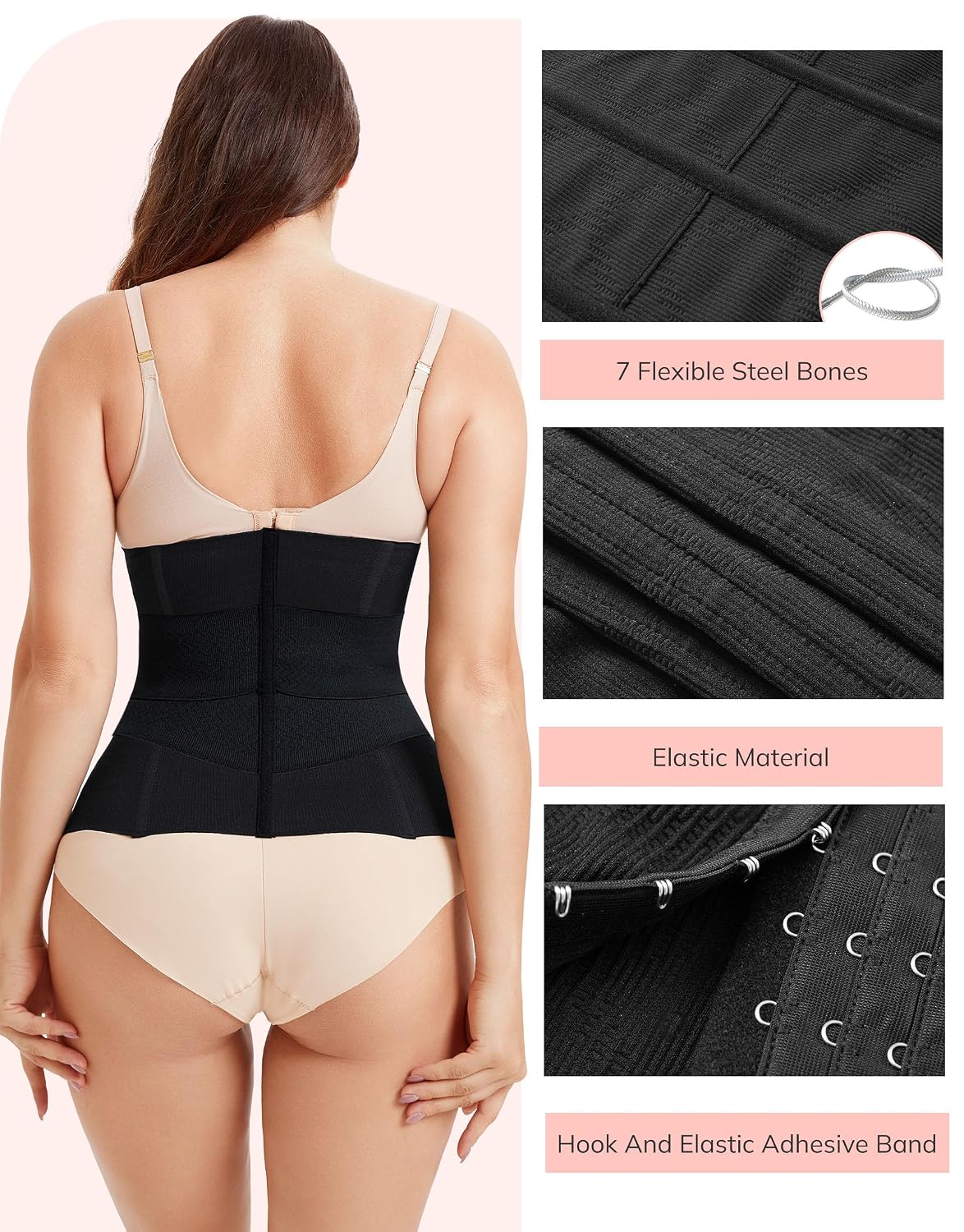 LODAY Waist Trainer with Steel Bones — image 4