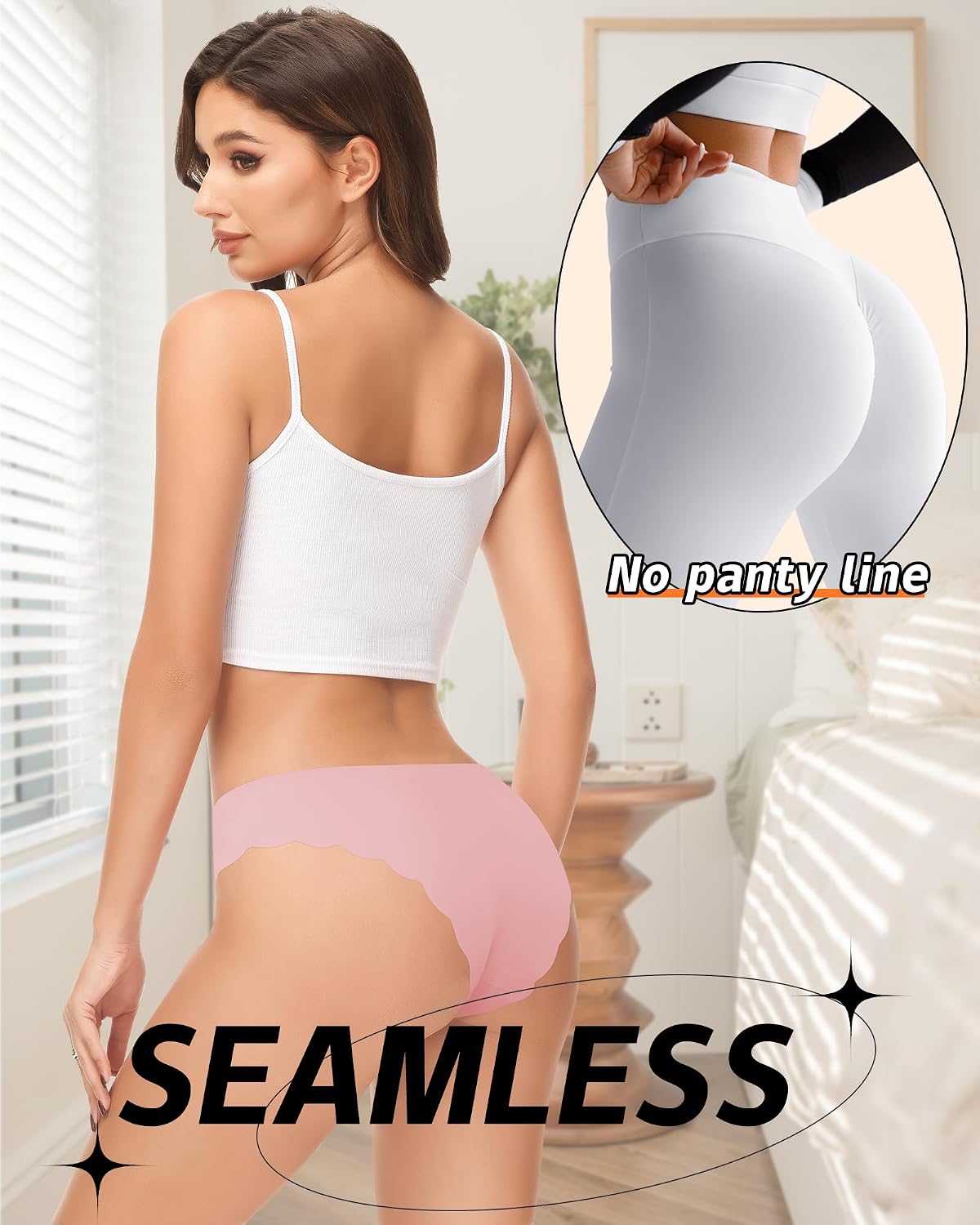 LEVAO Seamless No Show Panties 7 Pack — image 5