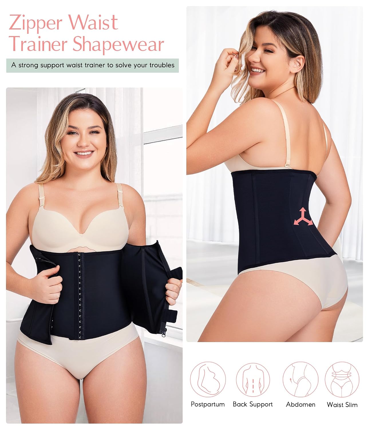 MERYOSZ Breathable Waist Trainer Corset — image 3
