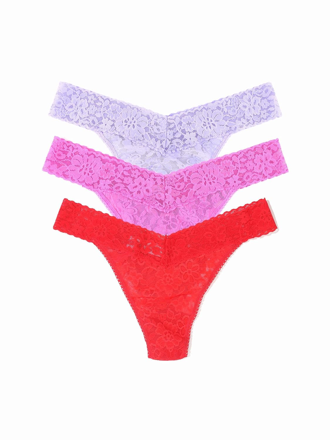 Hanky Panky Original Rise thong, stretch lace detail