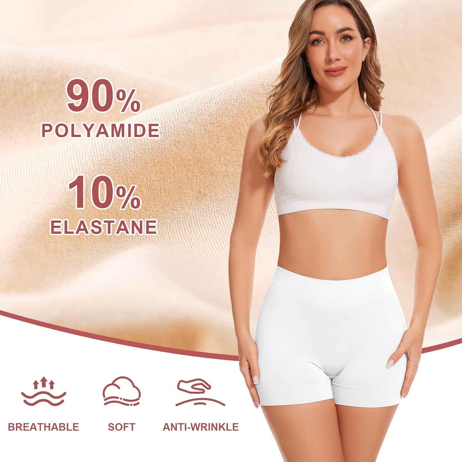 UUMIAER Seamless Anti Chafing Slip Shorts — image 4