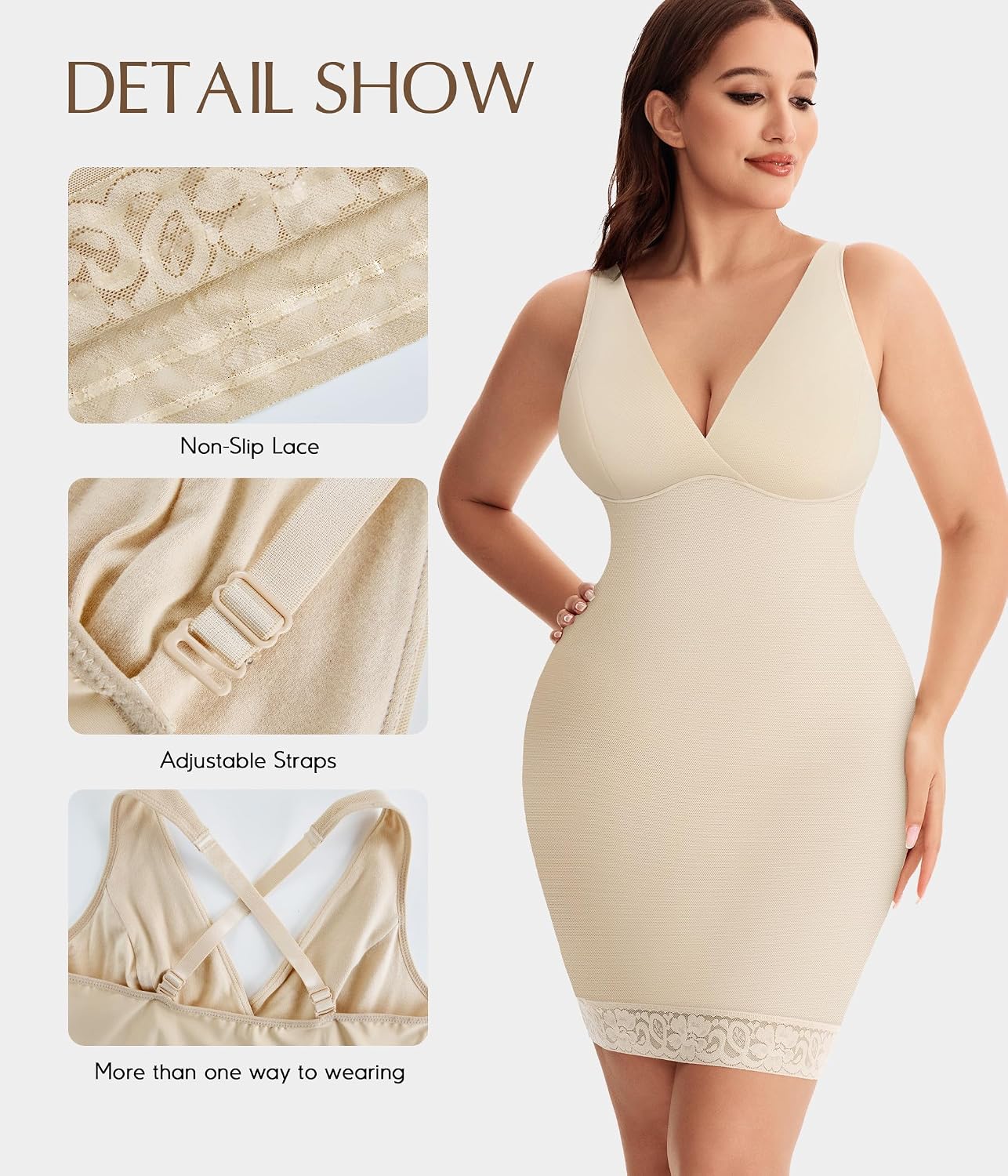 MERYOSZ Tummy Control Body Shaper Dress — image 3
