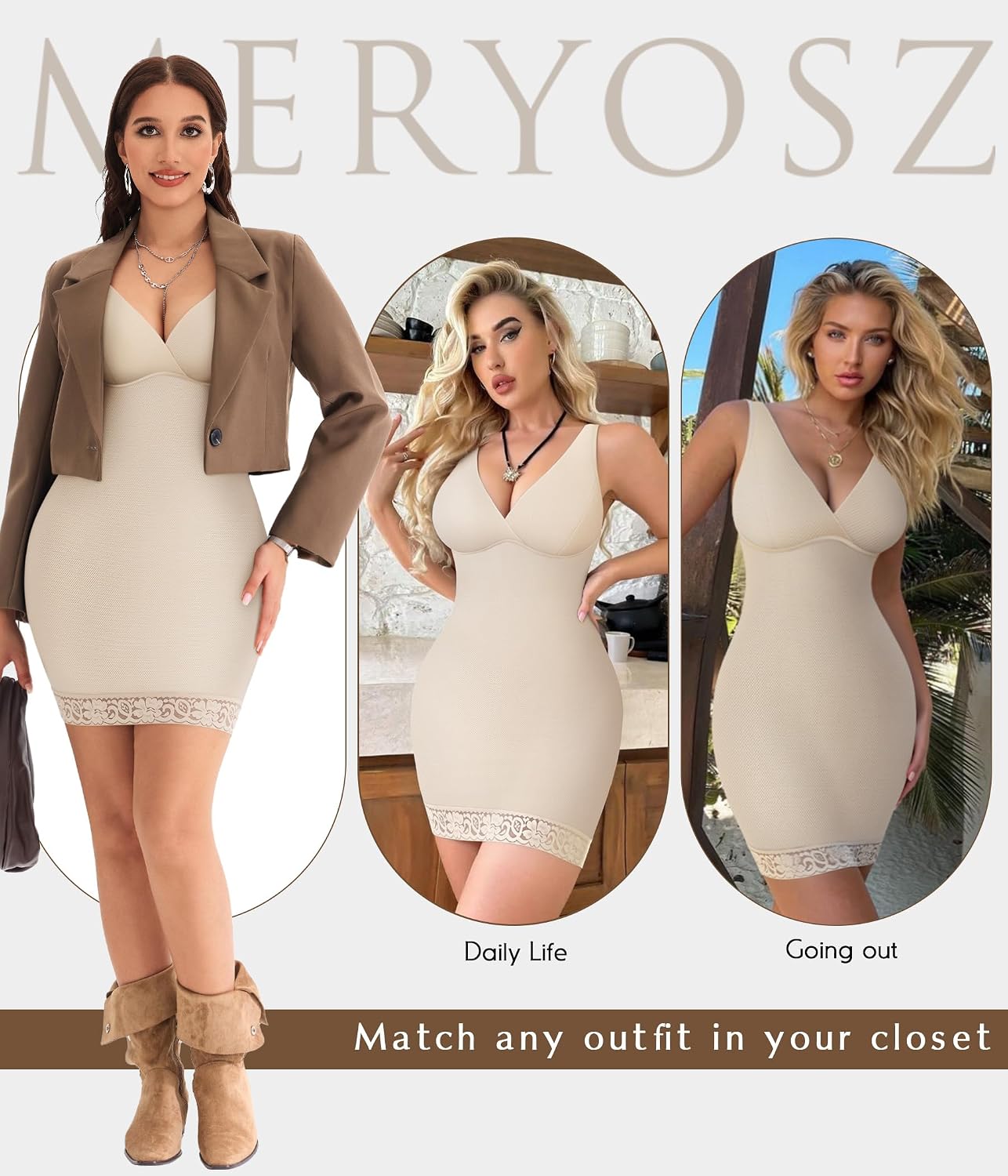 MERYOSZ Tummy Control Body Shaper Dress — image 6