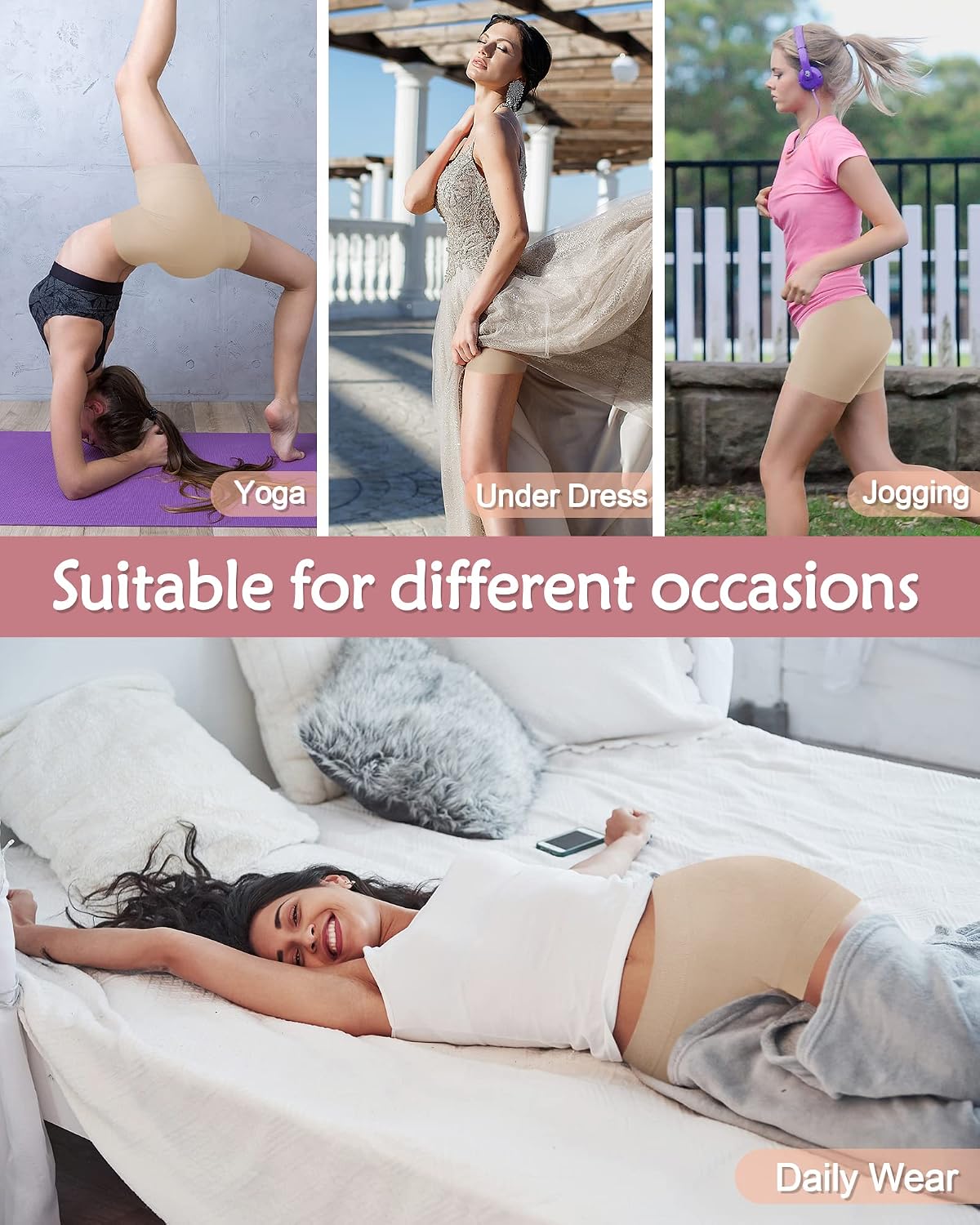 Reamphy Smooth Anti-Chafing Boyshorts for Women — image 5