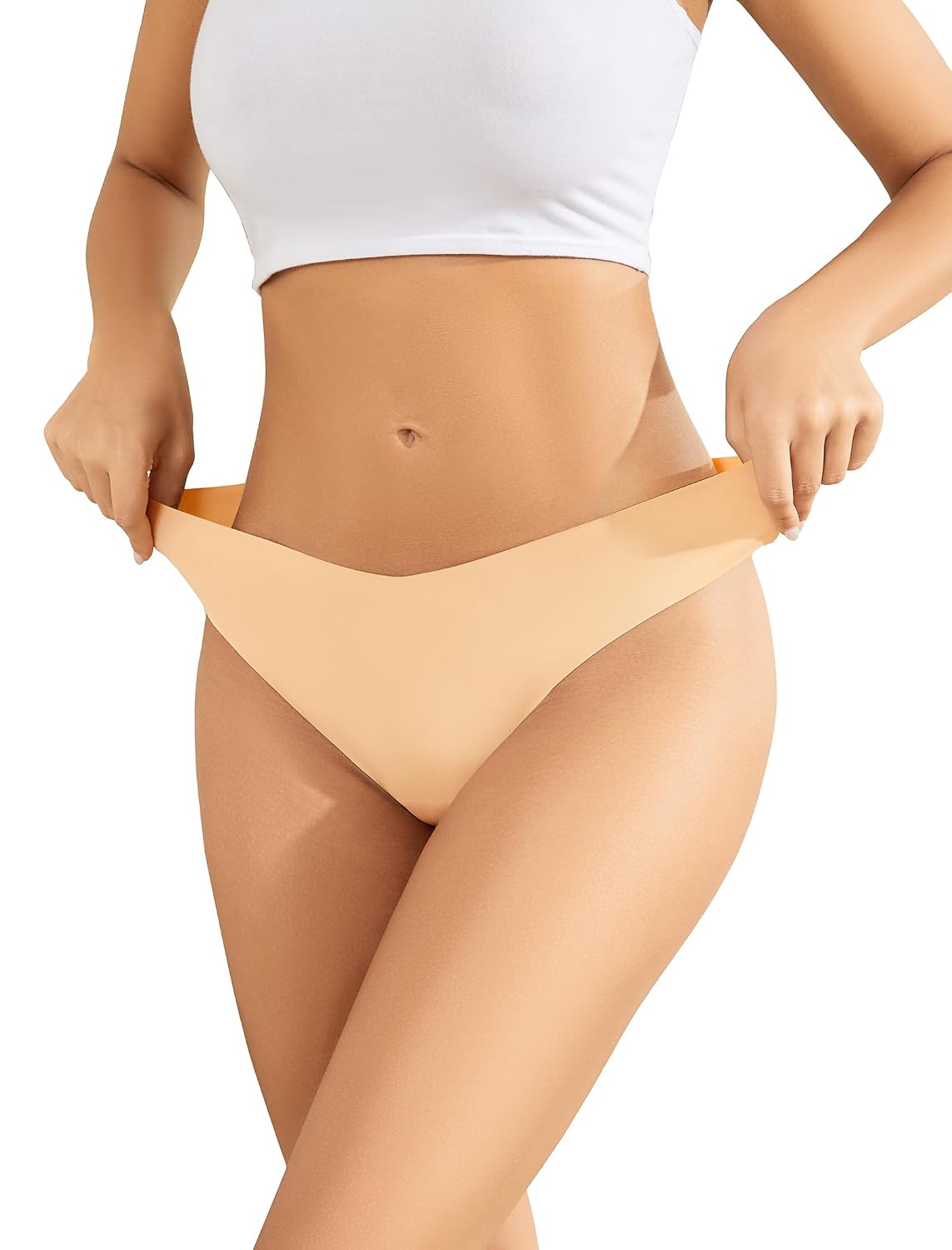 voenxe Seamless No Show Thong 5 Pack — image 2