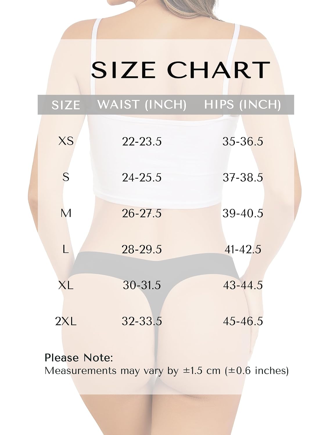 voenxe Seamless No Show Thong 5 Pack — image 8