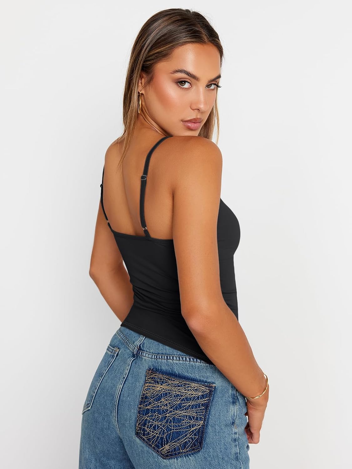 Trendy Queen Women's Square Neck Tank Top — image 6