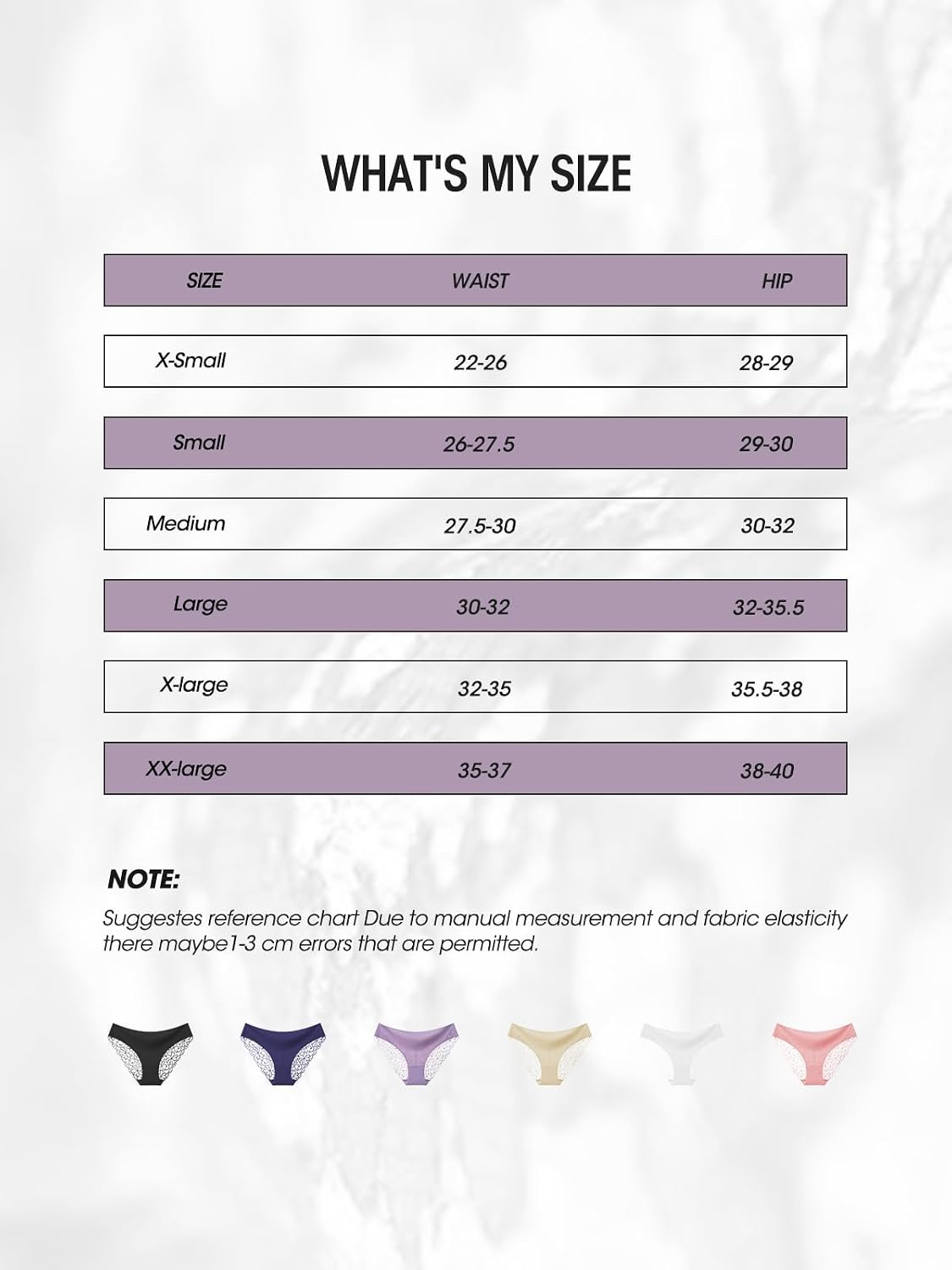 DHFBABY Seamless Lace Cheeky Panties 6-Pack — image 6