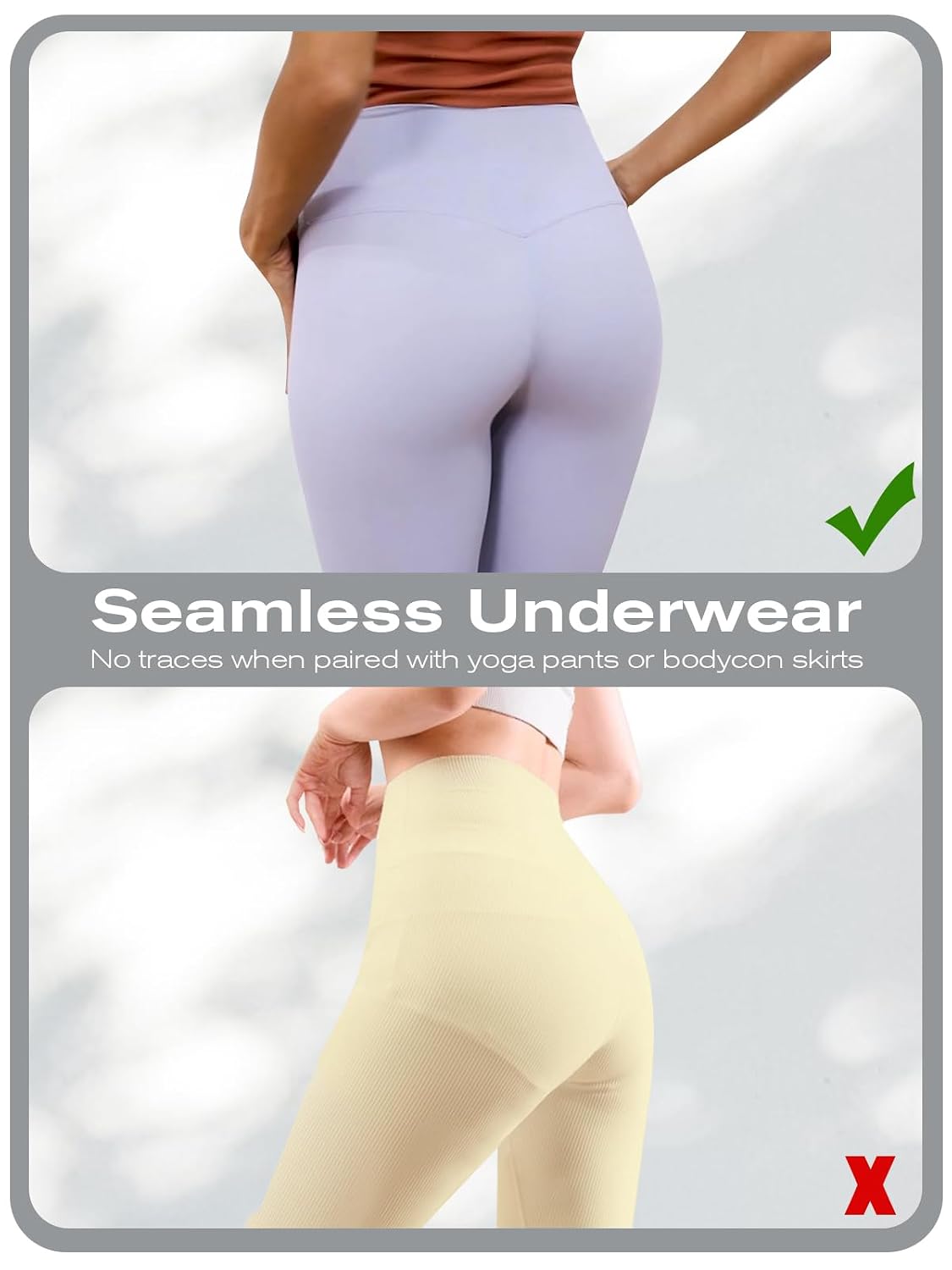 tichers Seamless No Show Bikini Panties 6-Pack — image 3