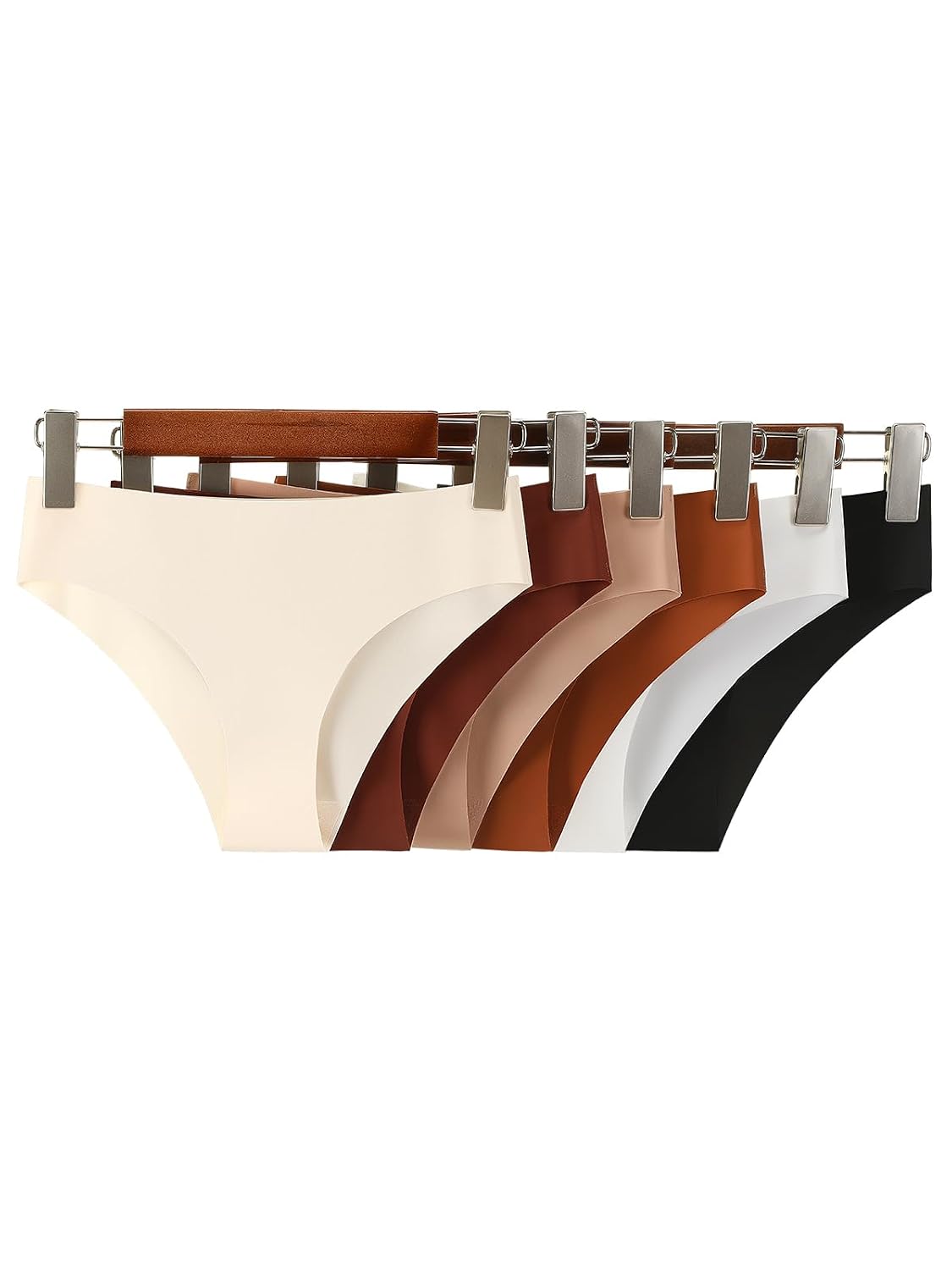 tichers Seamless No Show Bikini Panties 6-Pack — image 6