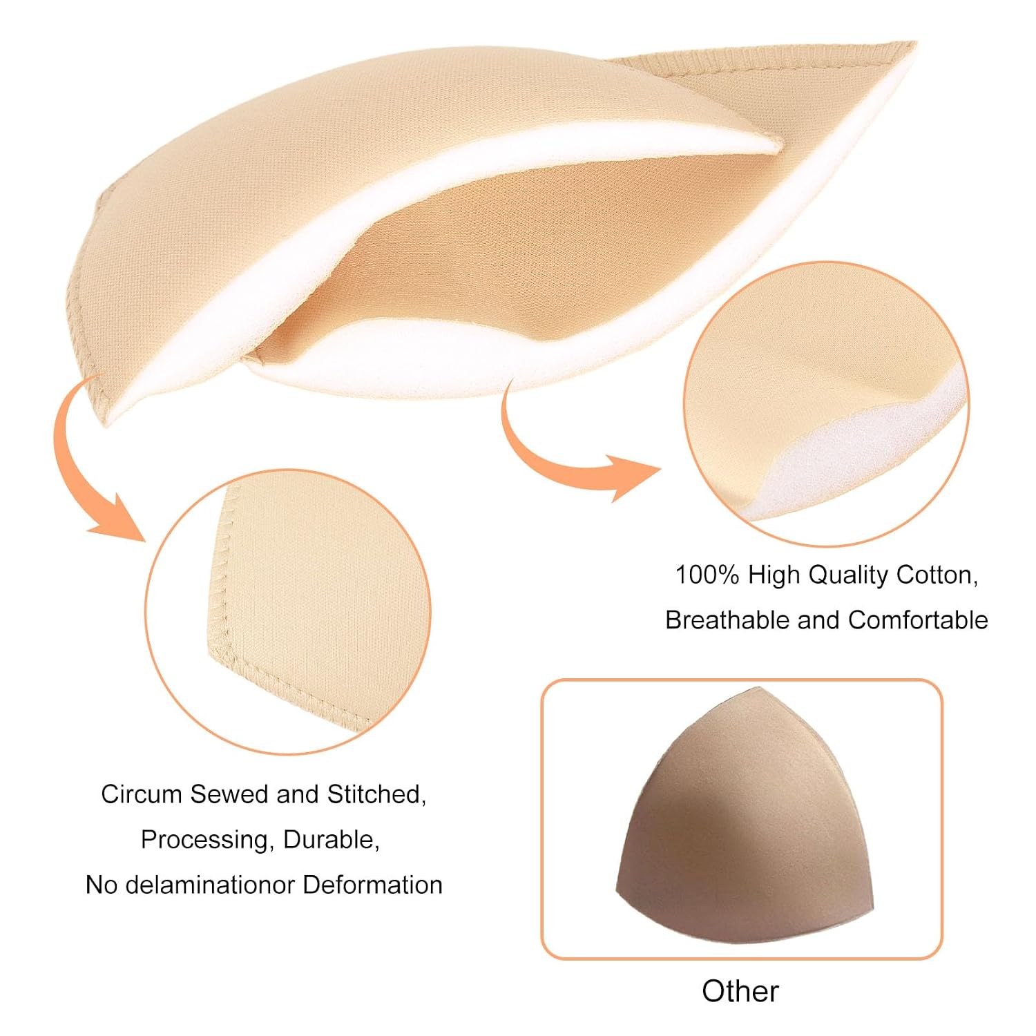 Geckowi Waterproof Swimsuit Bra Inserts Pads — image 4