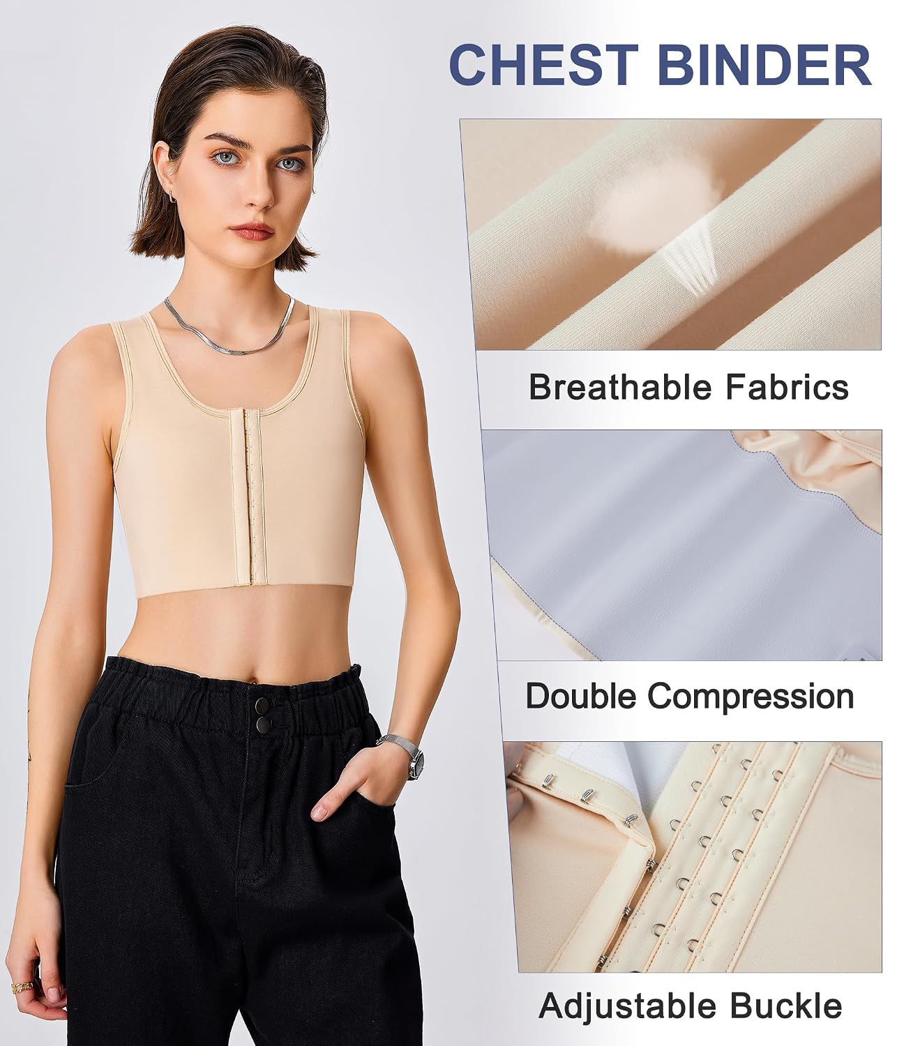 LEINIDINA FTM Chest Binder Bra — image 3