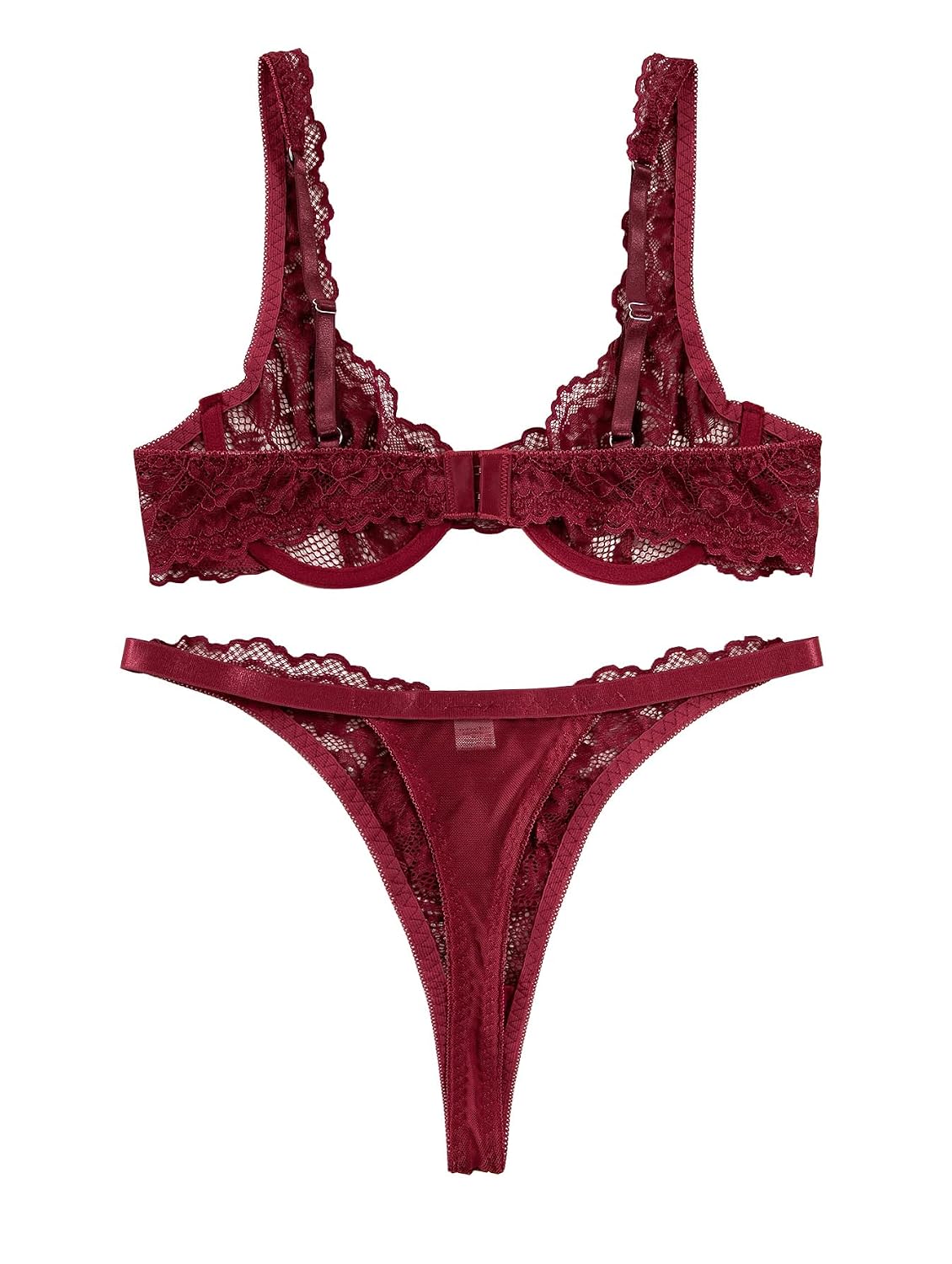Lilosy Lace Push Up Lingerie Set for Women — image 4