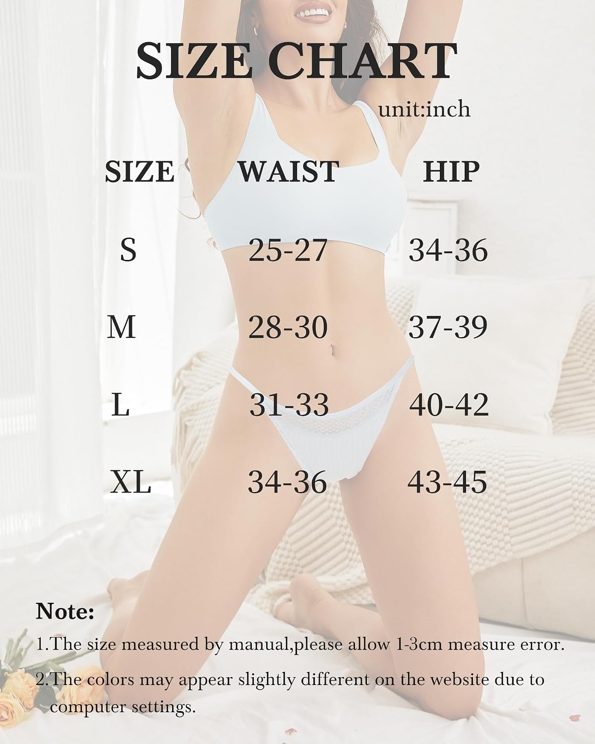 LEVAO Cotton Lace Cut Out String Bikini Panties — image 6