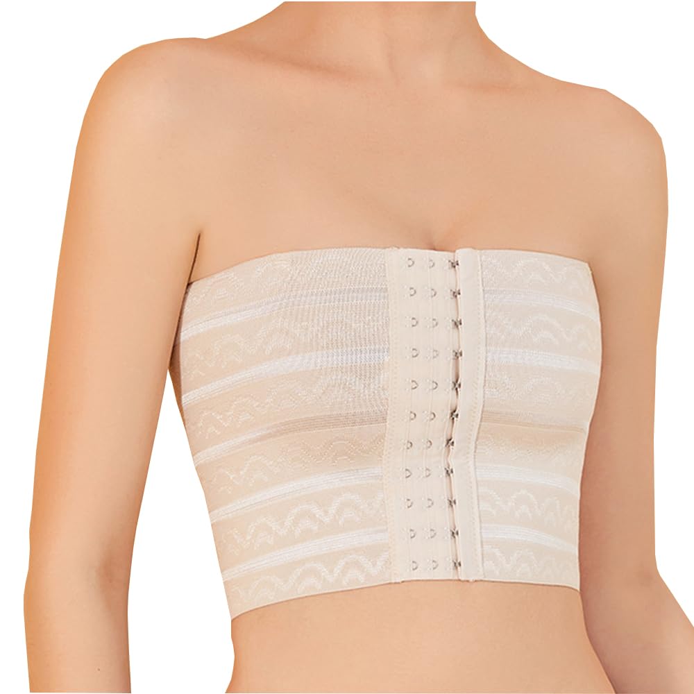 MeiLiZuRL Strapless Elastic Chest Binder Top