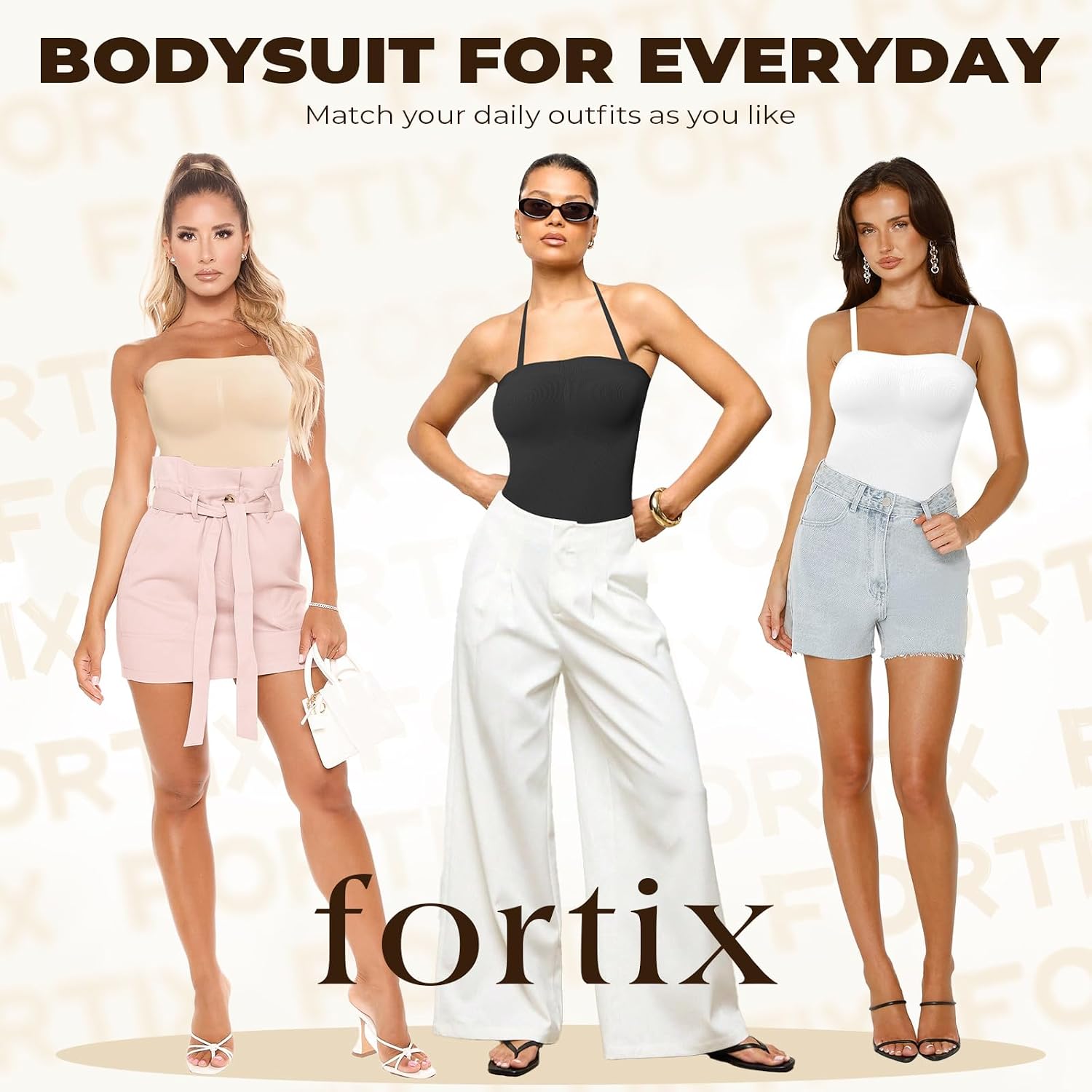 Fortix Strapless Seamless Shapewear Bodysuit — image 2