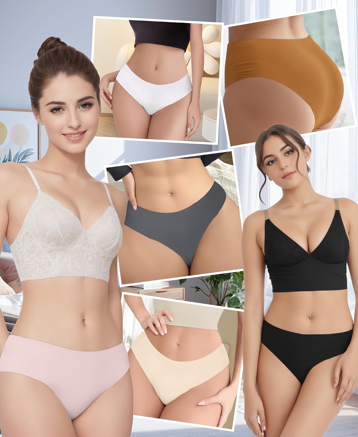 ZENUTA 4-6 Pack Seamless Invisible Bikini Panties — image 6