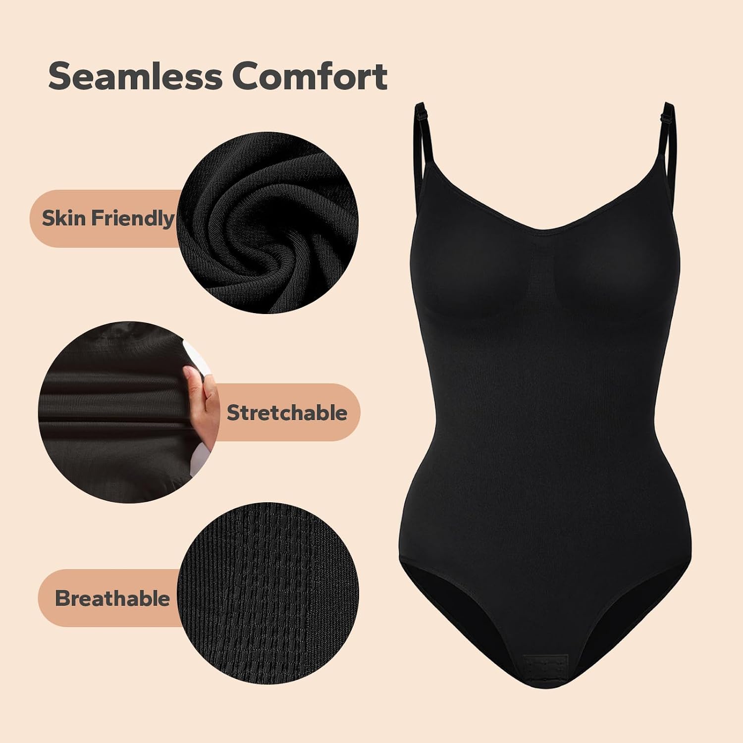 ShaperSwan Seamless Tummy Control Bodysuit — image 4